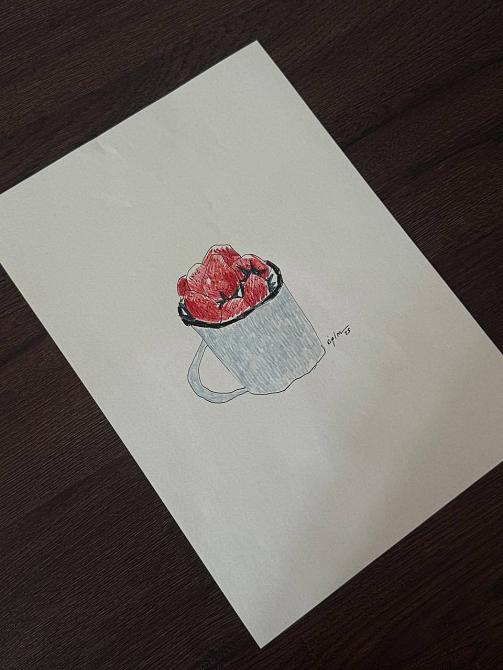 tasse aux fraises